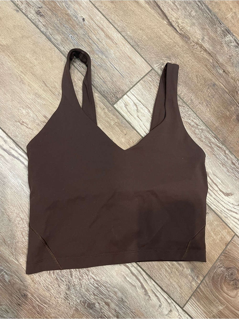 Lululemon Align Cropped Tank Top — Brown — Size 6